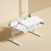 FLEK Medium/Large Ergo Study Desk with Optional Unit (D01S/L22S)